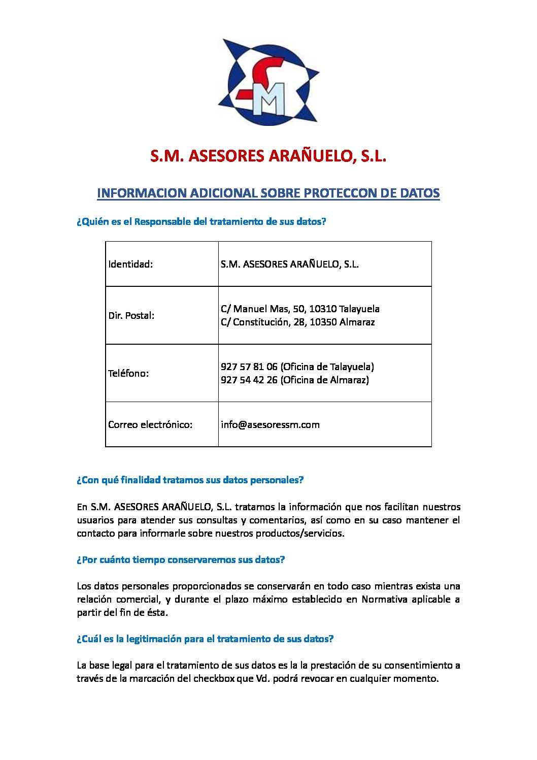 SM Asesores Arañuelo