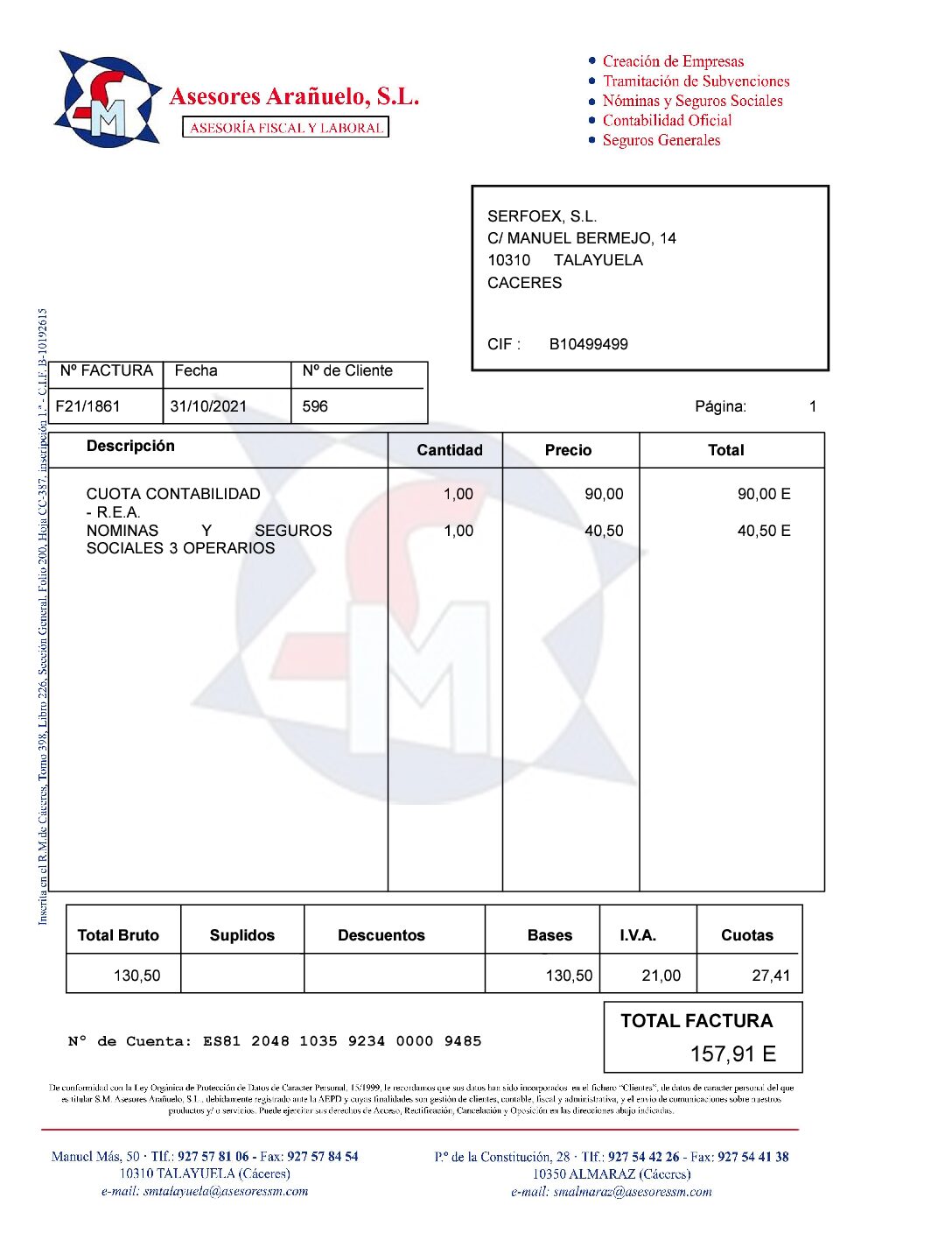 SM Asesores Arañuelo